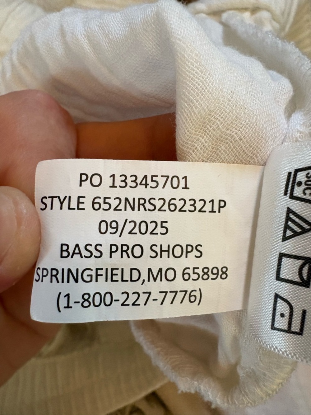 White Gauze Cotton Lounge Pants - Picture 5 of 5